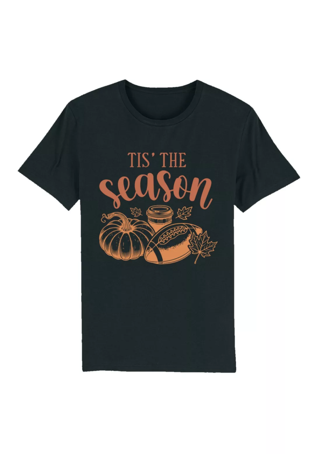 F4NT4STIC T-Shirt "Fall pumpkin coffe football its the Season", Premium Qua günstig online kaufen