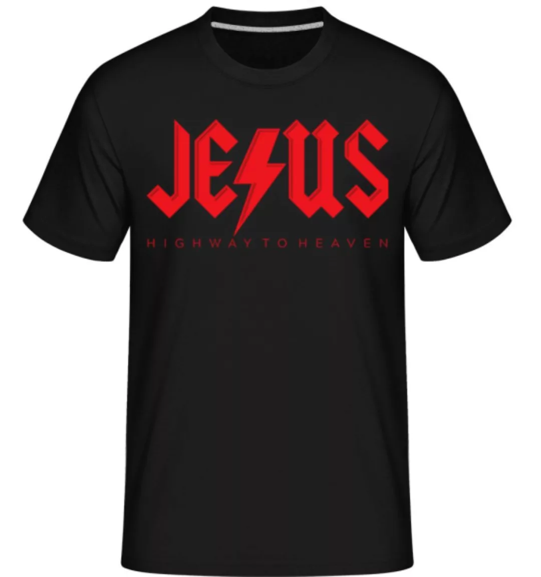 Jesus Highway To Heaven · Shirtinator Männer T-Shirt günstig online kaufen