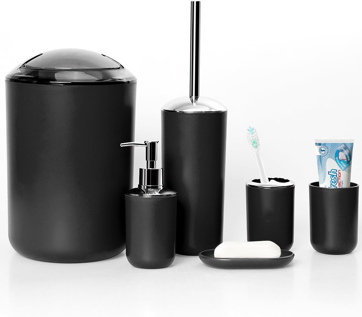PFCTART Badezimmer-Set 6-teiliges Badezimmer Zubehörset aus günstig online kaufen