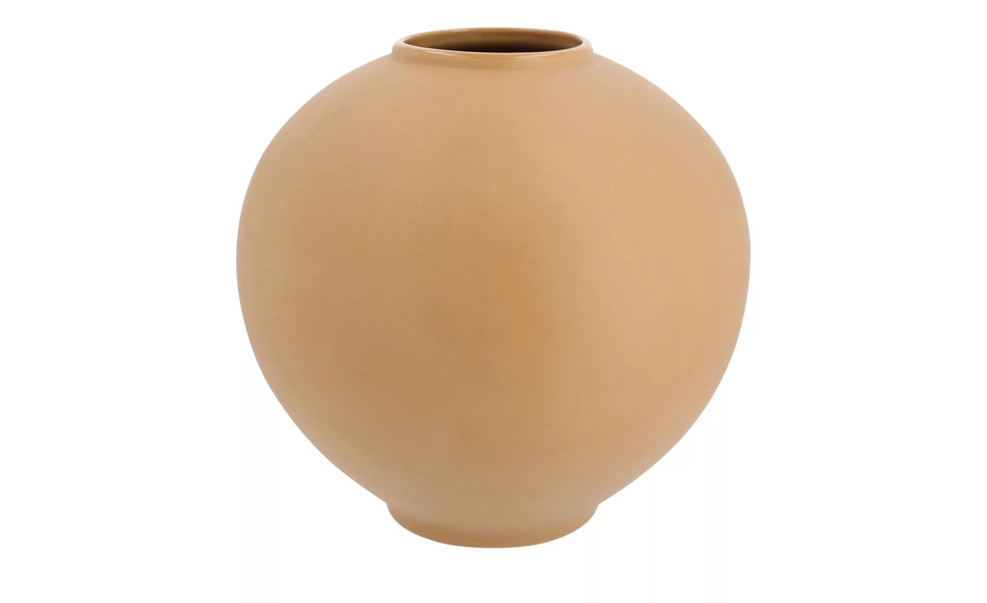 ASA SELECTION Vase  Mara ¦ orange ¦ Steinzeug ¦ Maße (cm): H: 16,5  Ø: 17.5 günstig online kaufen