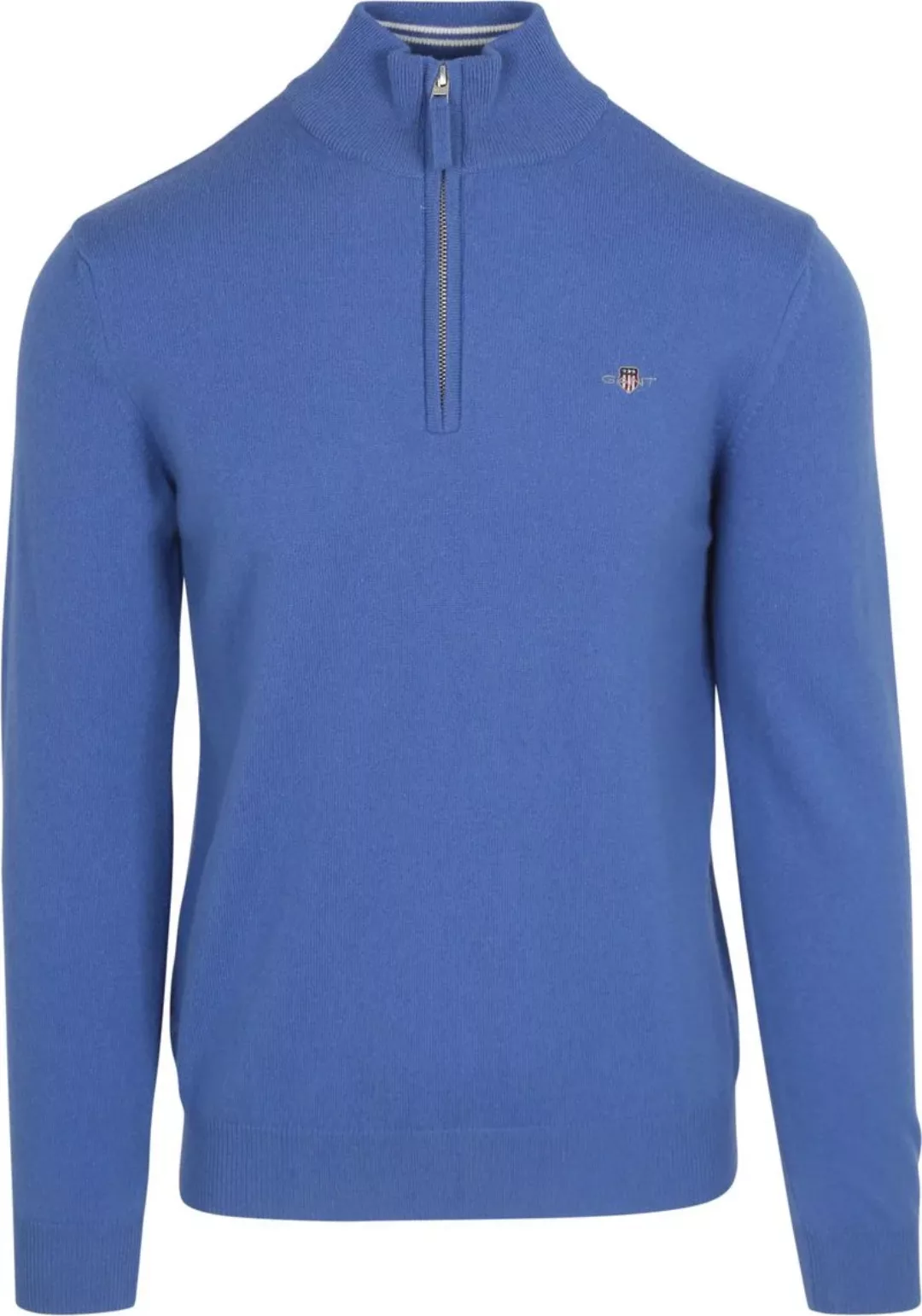 Gant Half Zip Pullover Lambswool Blau - Größe XL günstig online kaufen