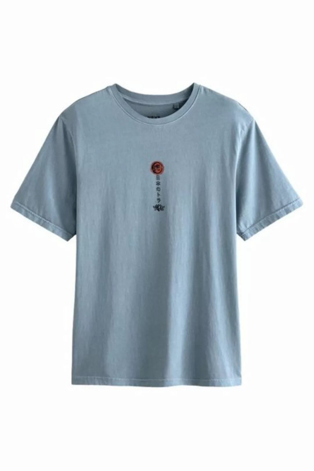 Next Print-Shirt Relaxed Fit T-Shirt mit Stickarbeiten, Kranich (1-tlg) günstig online kaufen