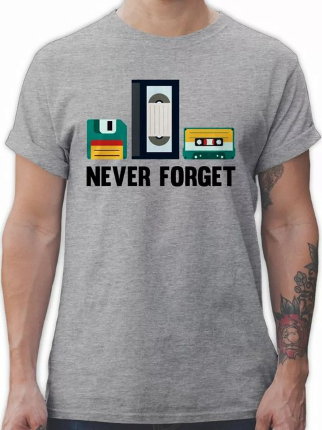 Shirtracer T-Shirt Never forget Nerd Geschenke günstig online kaufen