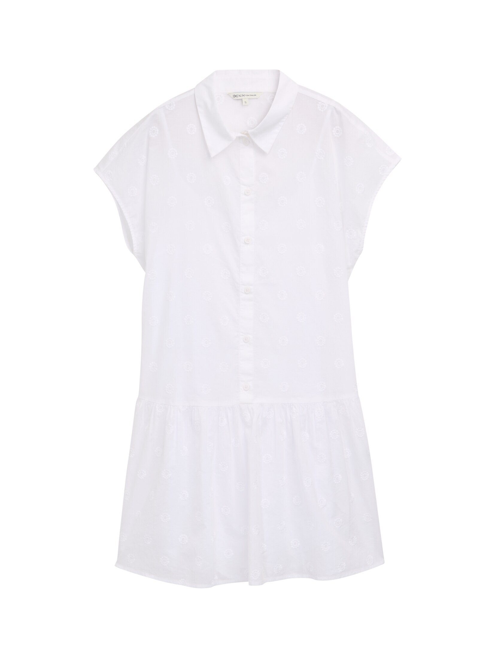 TOM TAILOR Denim Sommerkleid Mini-Blusenkleid mit günstig online kaufen