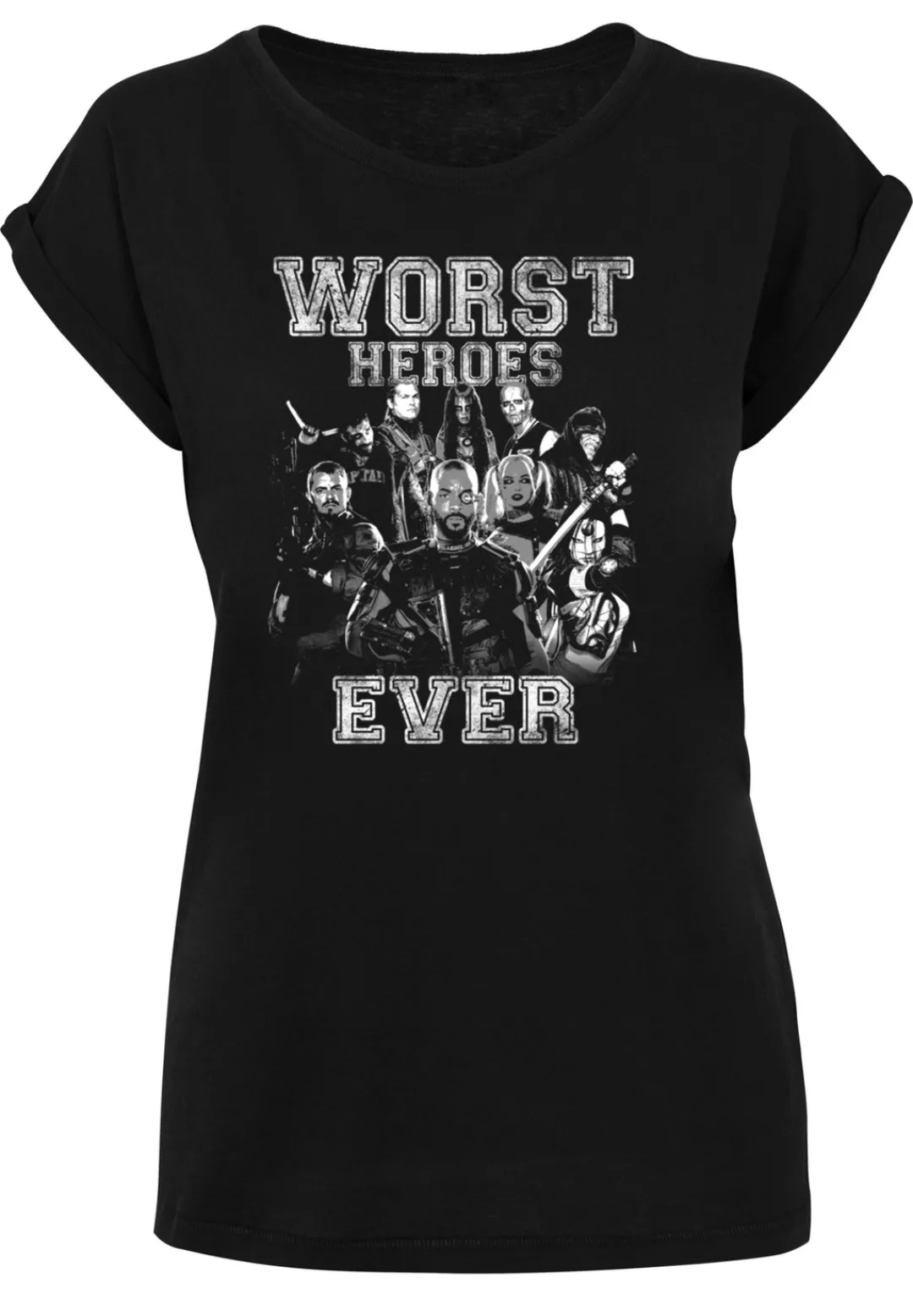 F4NT4STIC T-Shirt "Suicide Squad Worst Heroes Ever", Print günstig online kaufen