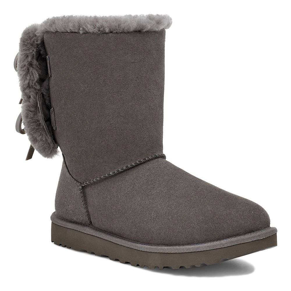 Ugg Classic Double Bow Short Stiefel EU 37 Charcoal günstig online kaufen