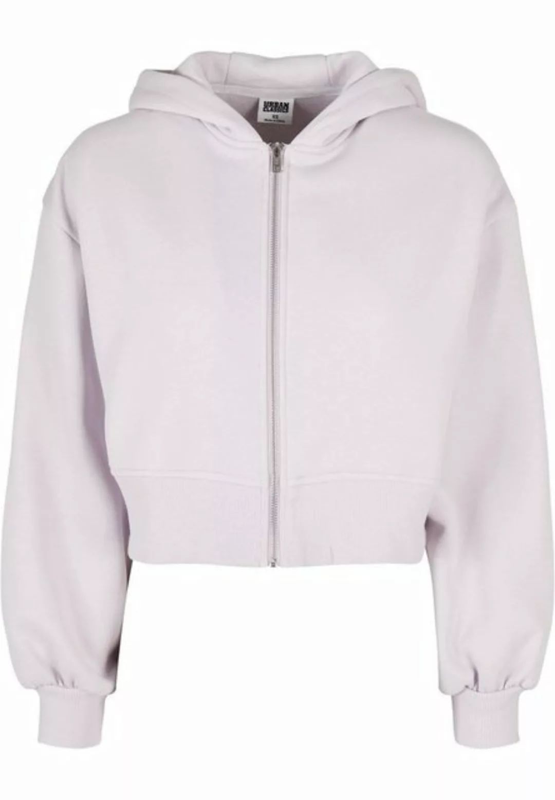 URBAN CLASSICS Sweatjacke Urban Classics Damen Ladies Short Oversized Zip J günstig online kaufen