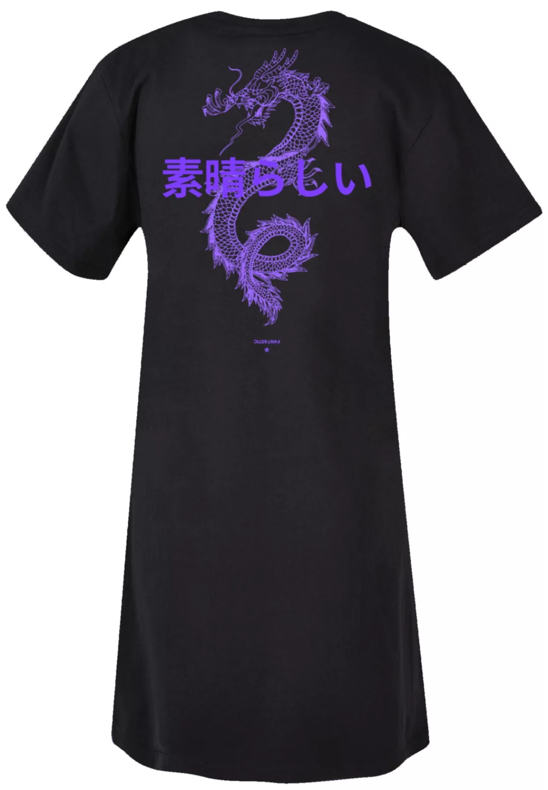 F4NT4STIC Shirtkleid "Drache Japan Damen T-Shirt Kleid" günstig online kaufen