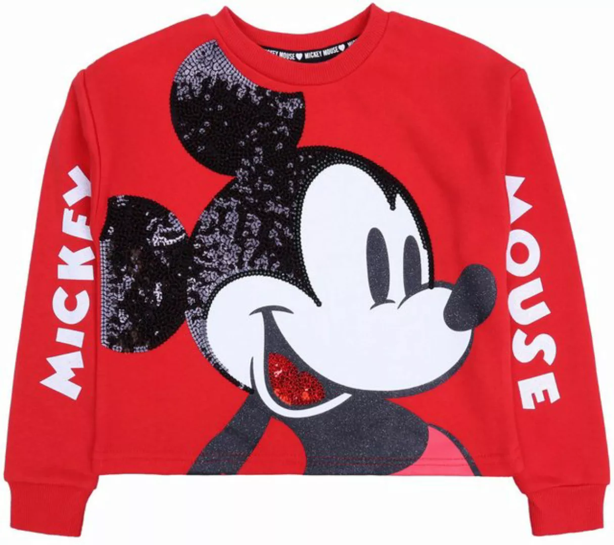 Sarcia.eu Sweatshirt Rote Bluse mit langen Ärmel Mickey Mouse DISNEY 12-13 günstig online kaufen