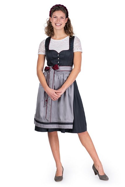 Spieth & Wensky Dirndl Midi Dirndl FC Bayern München 2tlg. - BITZ - dunkelg günstig online kaufen