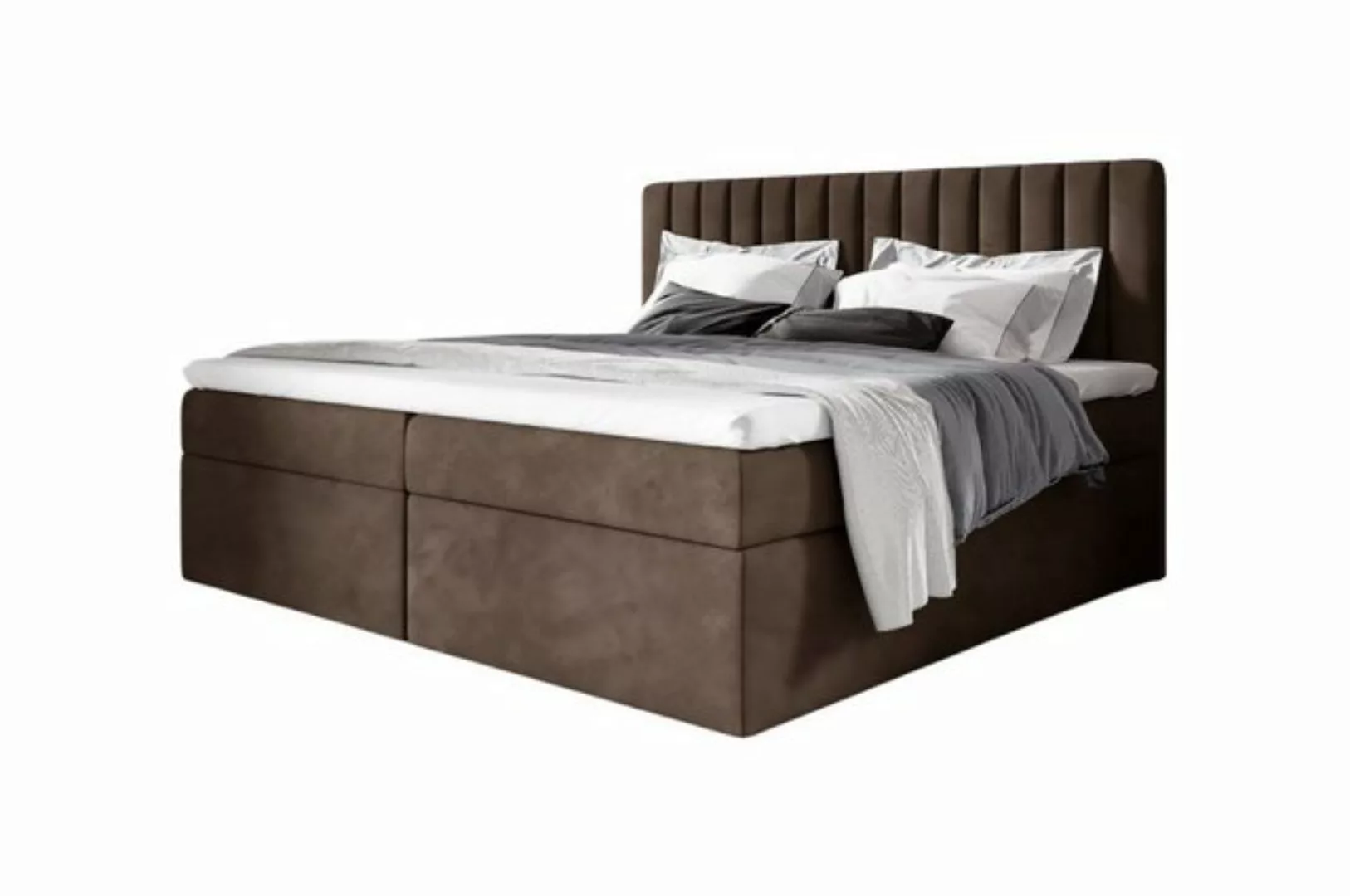 yourhouse24 Boxspringbett Chesterfield mit 2 Bettkästen, Doppelbett mit Bon günstig online kaufen