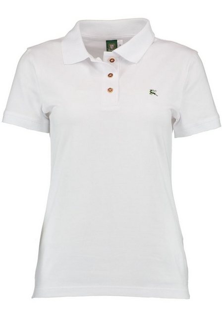 OS-Trachten Poloshirt Laukas Kurzarm Shirt mit Hirsch-Stickerei auf der lin günstig online kaufen