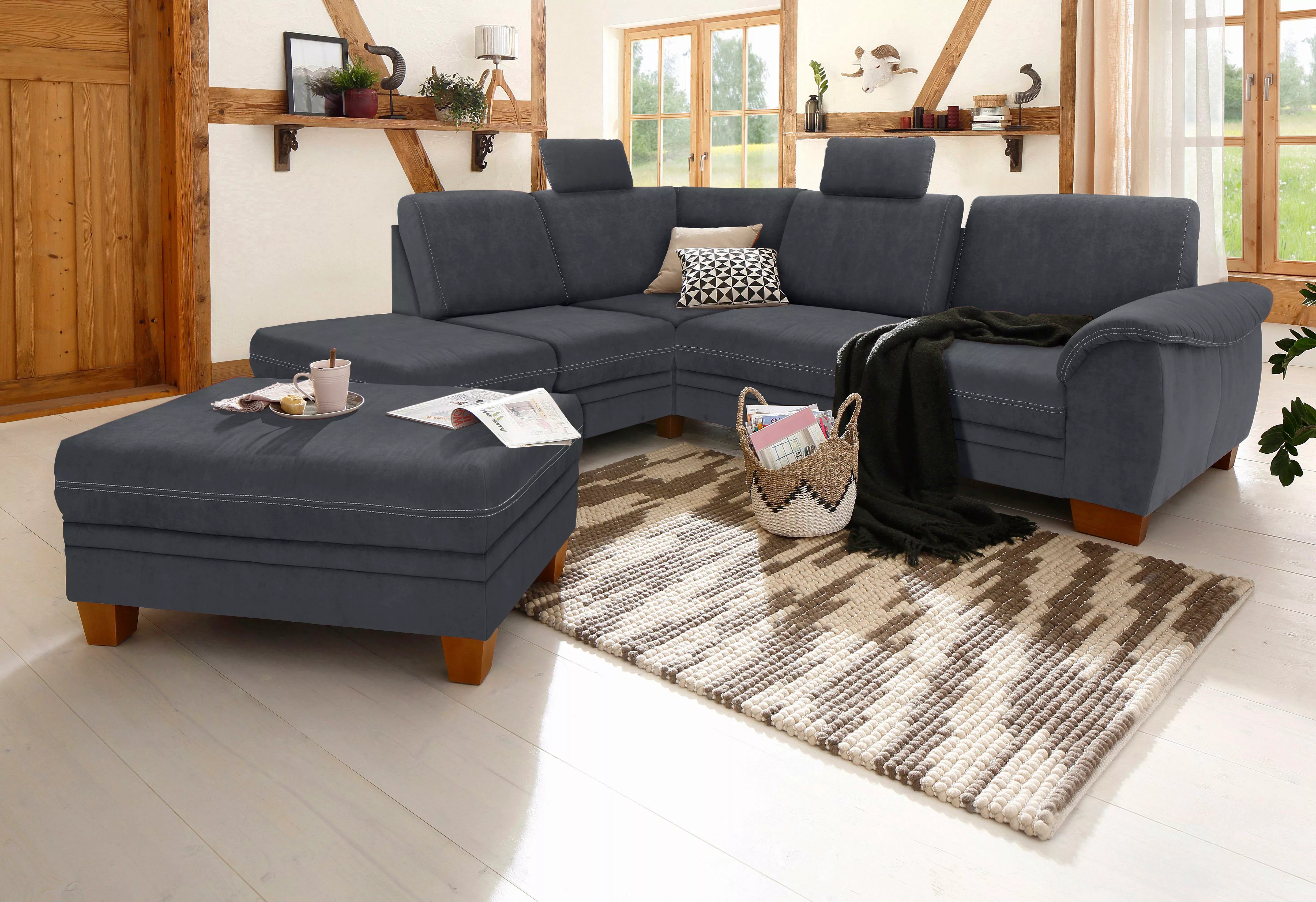 Home affaire Ecksofa "Husum L-Form" günstig online kaufen