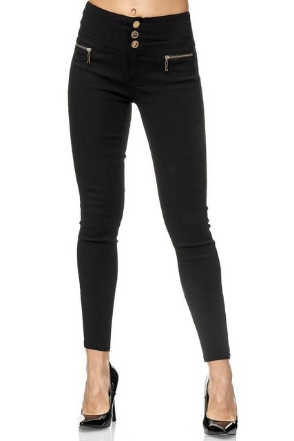 Elara High-waist-Jeans Elara Damen Stretch Hose High Waist Jeggings (1-tlg) günstig online kaufen