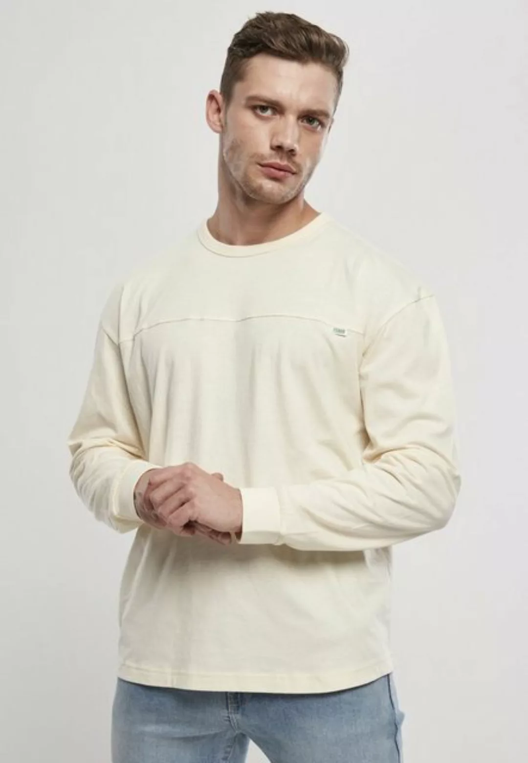 URBAN CLASSICS Longsleeve "Urban Classics Herren Organic Cotton Short Curve günstig online kaufen