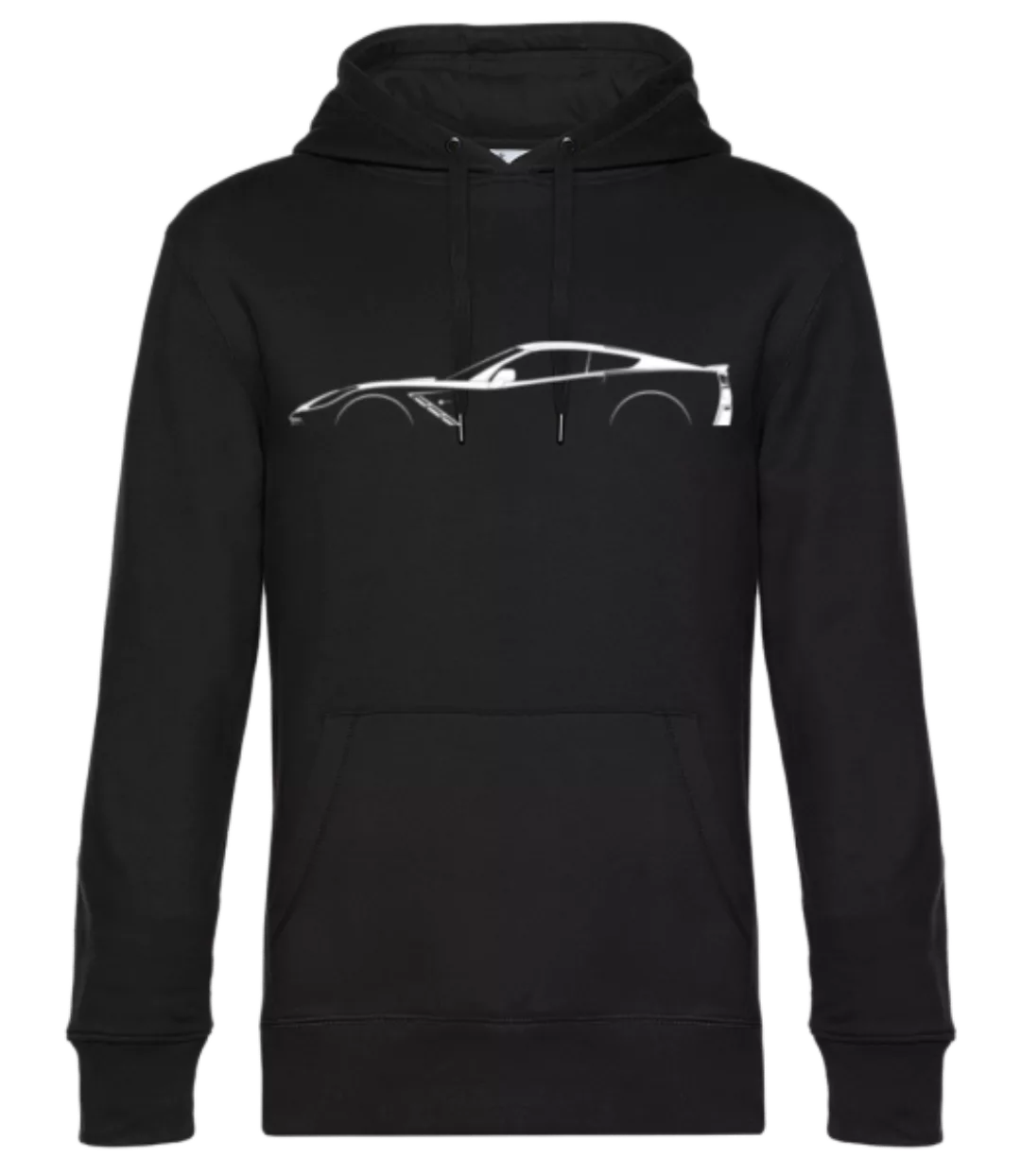 'Chevrolet Corvette C7 St.' Silhouette · Unisex Premium Hoodie günstig online kaufen