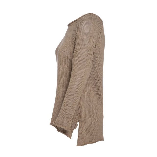 Knit Factory Strickponcho Jasmin Pullover 36/38 Glatt Beige (1-tlg) Strickw günstig online kaufen