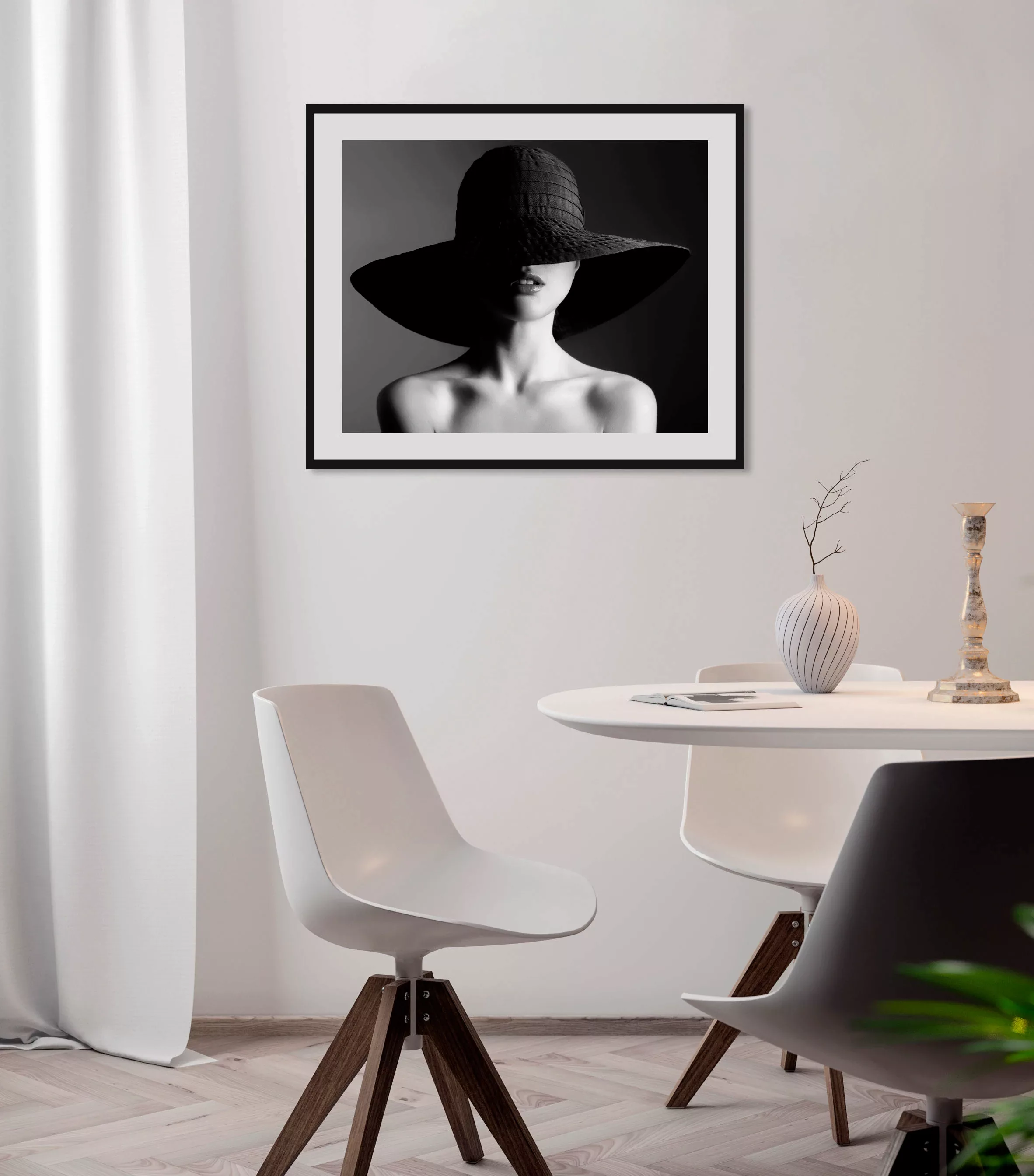 queence Bild "Lara", Frau-Bilder von Frauen-Schwarz-Weiß-Kunst-Foto, (1 St. günstig online kaufen