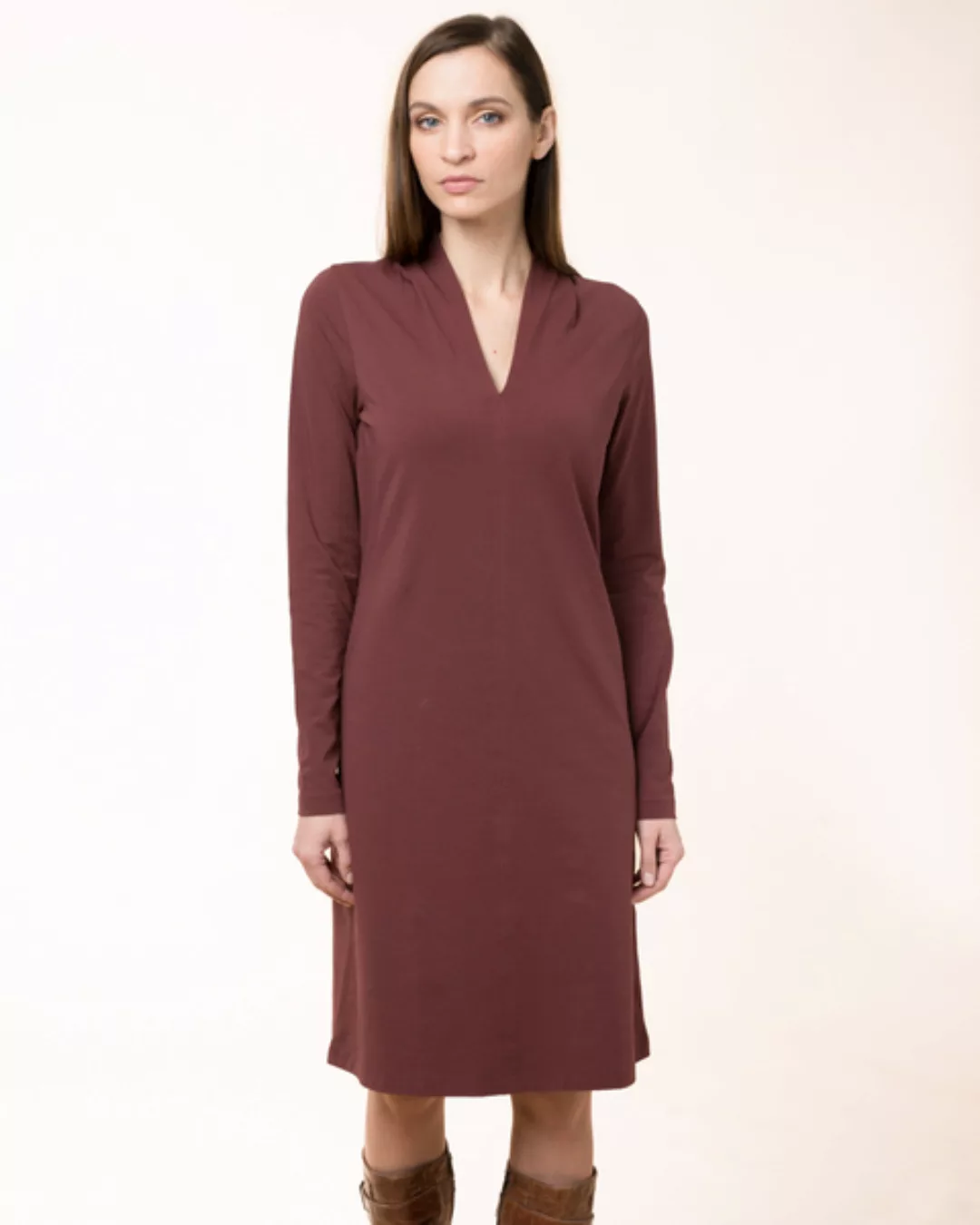 Drapé-kleid Aus Bio-baumwolle | Kelch Dress günstig online kaufen