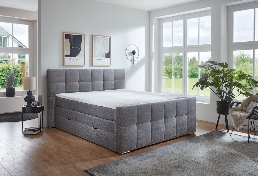 Places of Style Boxspringbett "Rosà", H3/H3, H3/H4, H4/H4 möglich günstig online kaufen