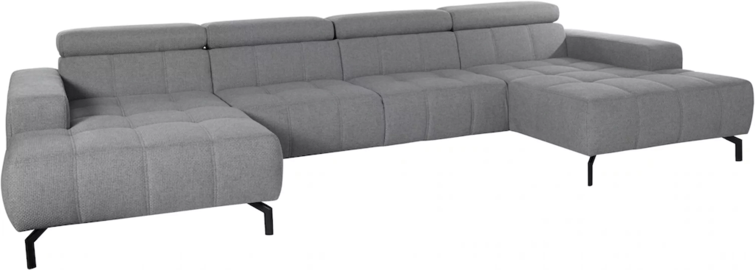 DOMO collection Wohnlandschaft "Cunelli tolle Sitznähte als Designelement, günstig online kaufen