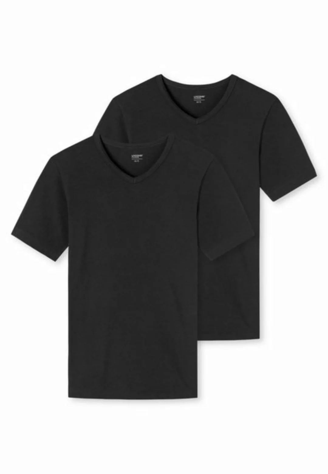 uncover by SCHIESSER T-Shirt Herren T-Shirt 2er Pack - V-Ausschnitt günstig online kaufen
