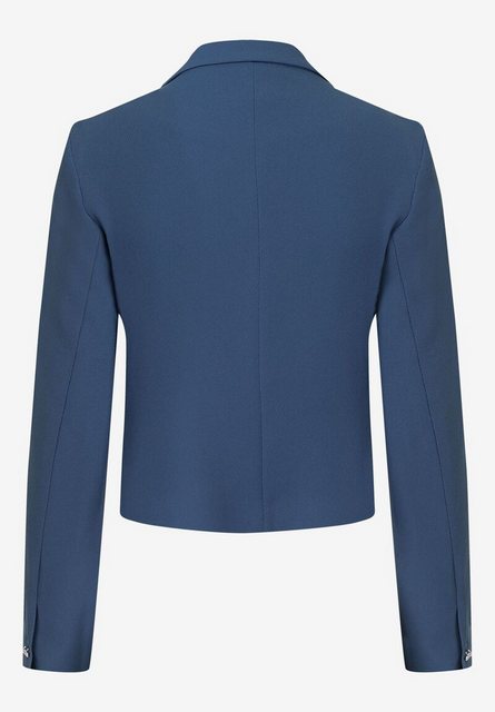 MORE&MORE Sweatblazer kurzer Blazer estate blue Frühjahrs-Kollektion günstig online kaufen