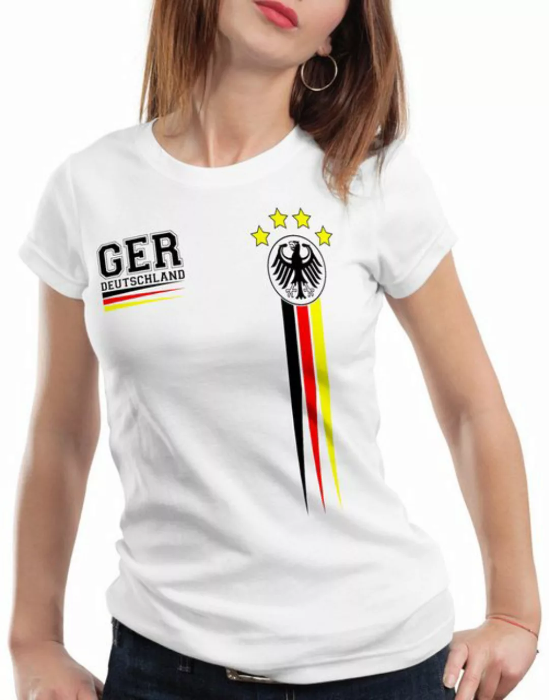 style3 T-Shirt Deutschland WM 2026 Weltmeister trikot fahne fußball stadion günstig online kaufen