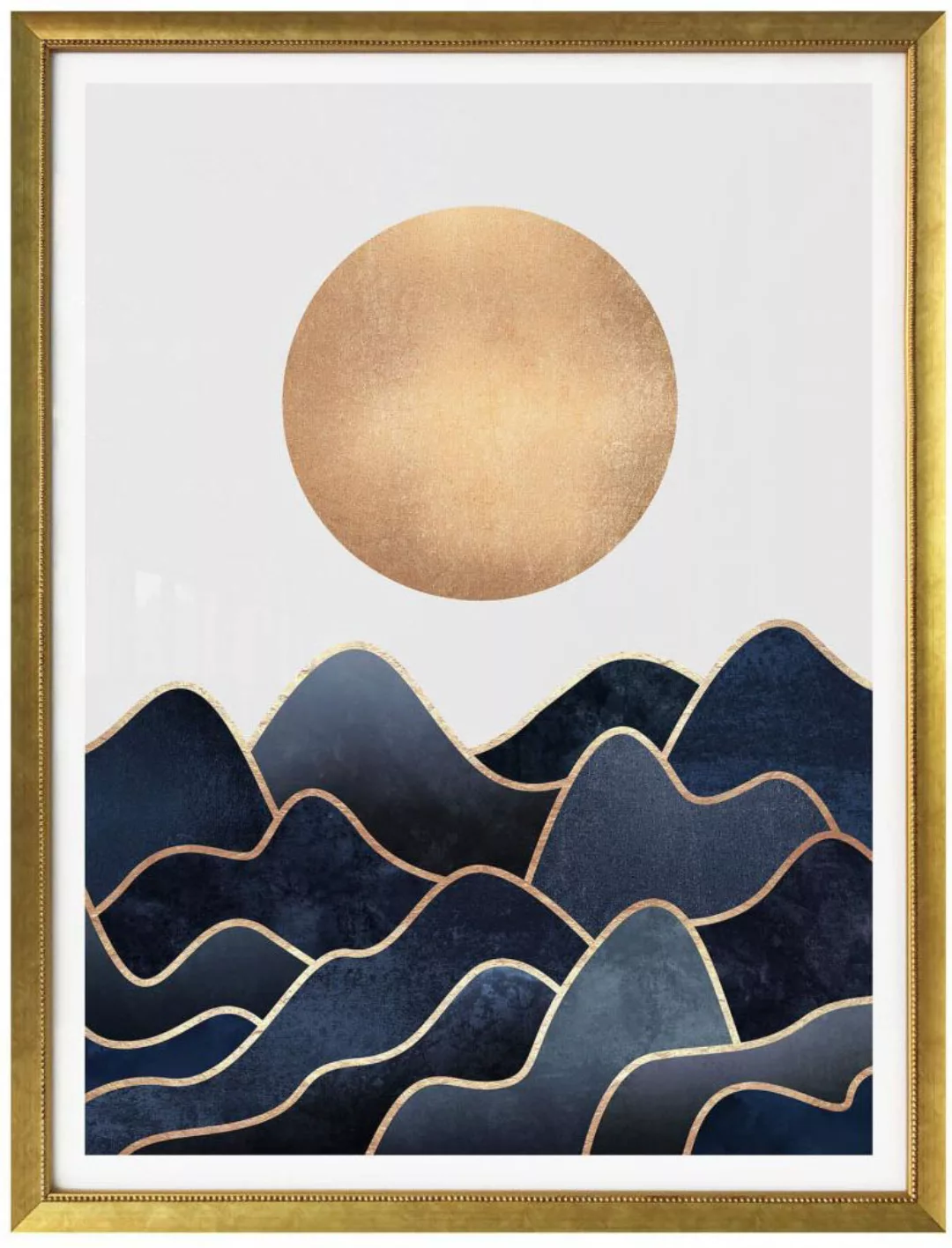 Wall-Art Poster »Wellen«, Landschaften, (1 St.), Poster ohne Bilderrahmen günstig online kaufen