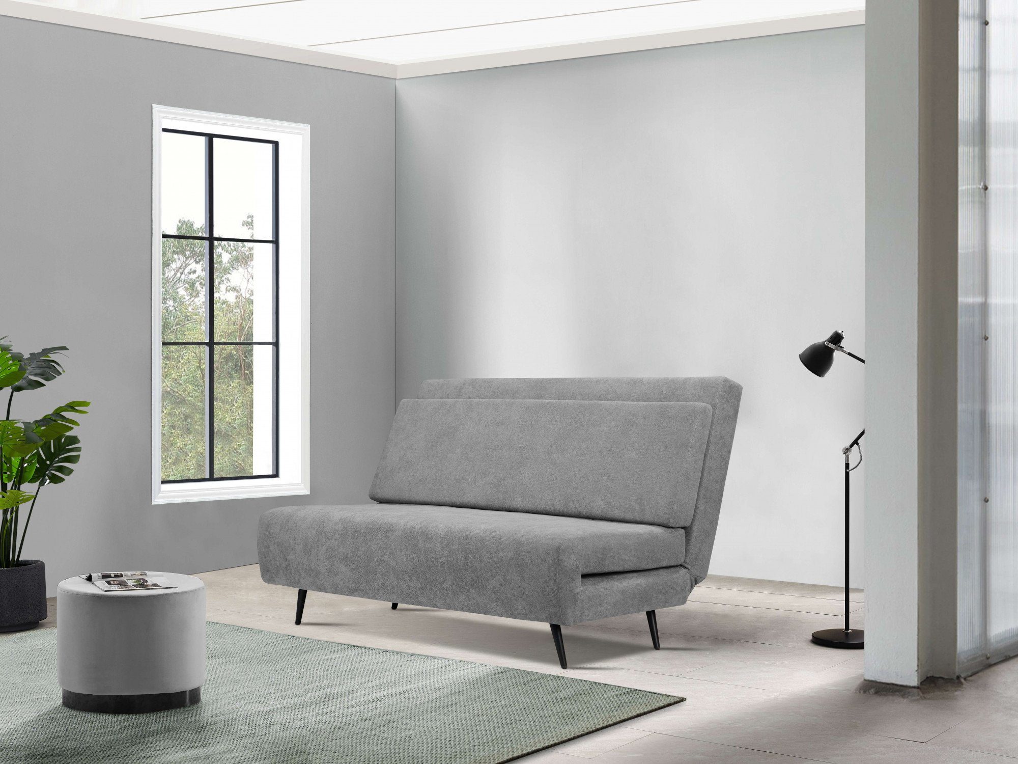 andas Schlafsofa "Linnea", Daybed mit aufklappbarer Liegefläche, in Webstof günstig online kaufen