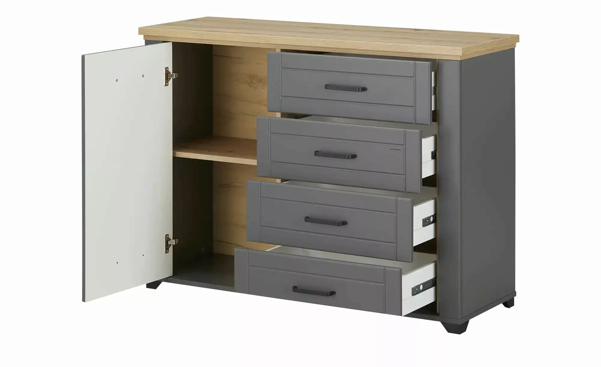 Kommode  Assenza ¦ grau ¦ Maße (cm): B: 118 H: 85,5 T: 41.0 Kommoden & Side günstig online kaufen