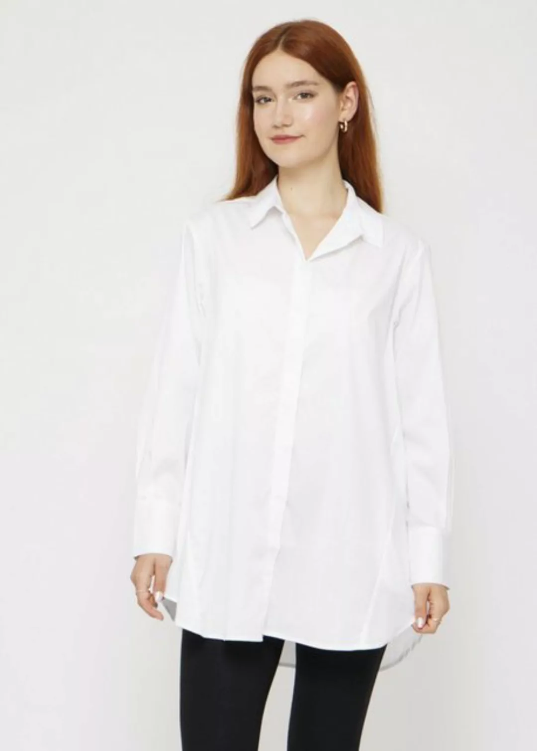 VICCI Germany Klassische Bluse mit durchgehender Knopfleiste vorne und hint günstig online kaufen