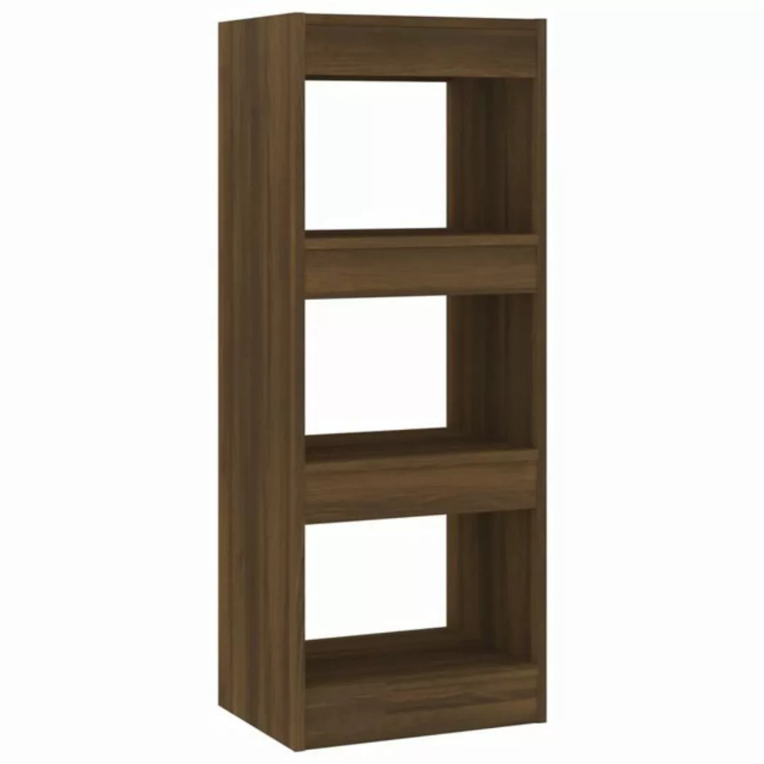 vidaXL Bücherregal Bücherregal/Raumteiler Braun Eiche 40x30x103cm Holzwerks günstig online kaufen