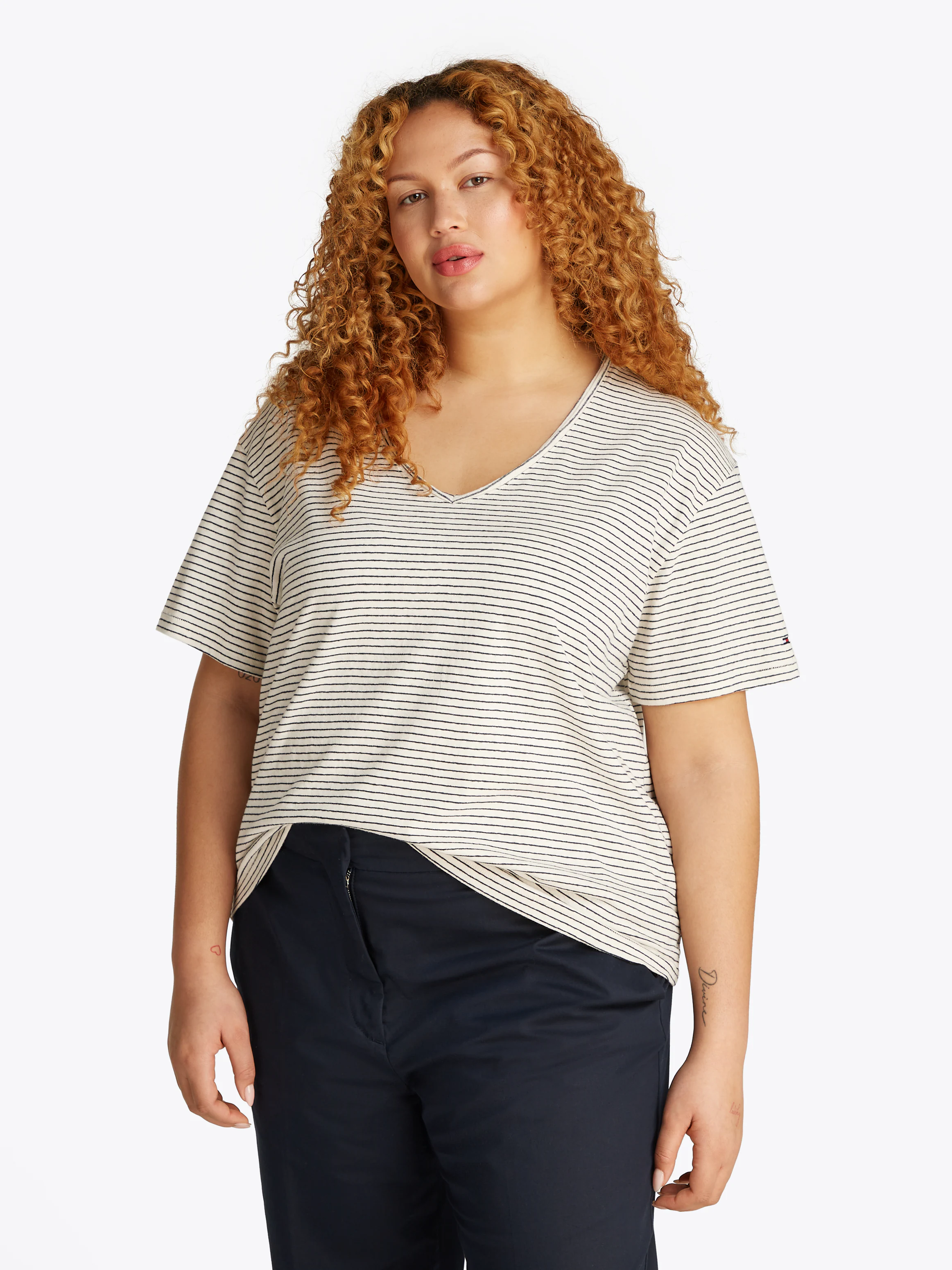 Tommy Hilfiger Curve V-Shirt CRV MODERN günstig online kaufen
