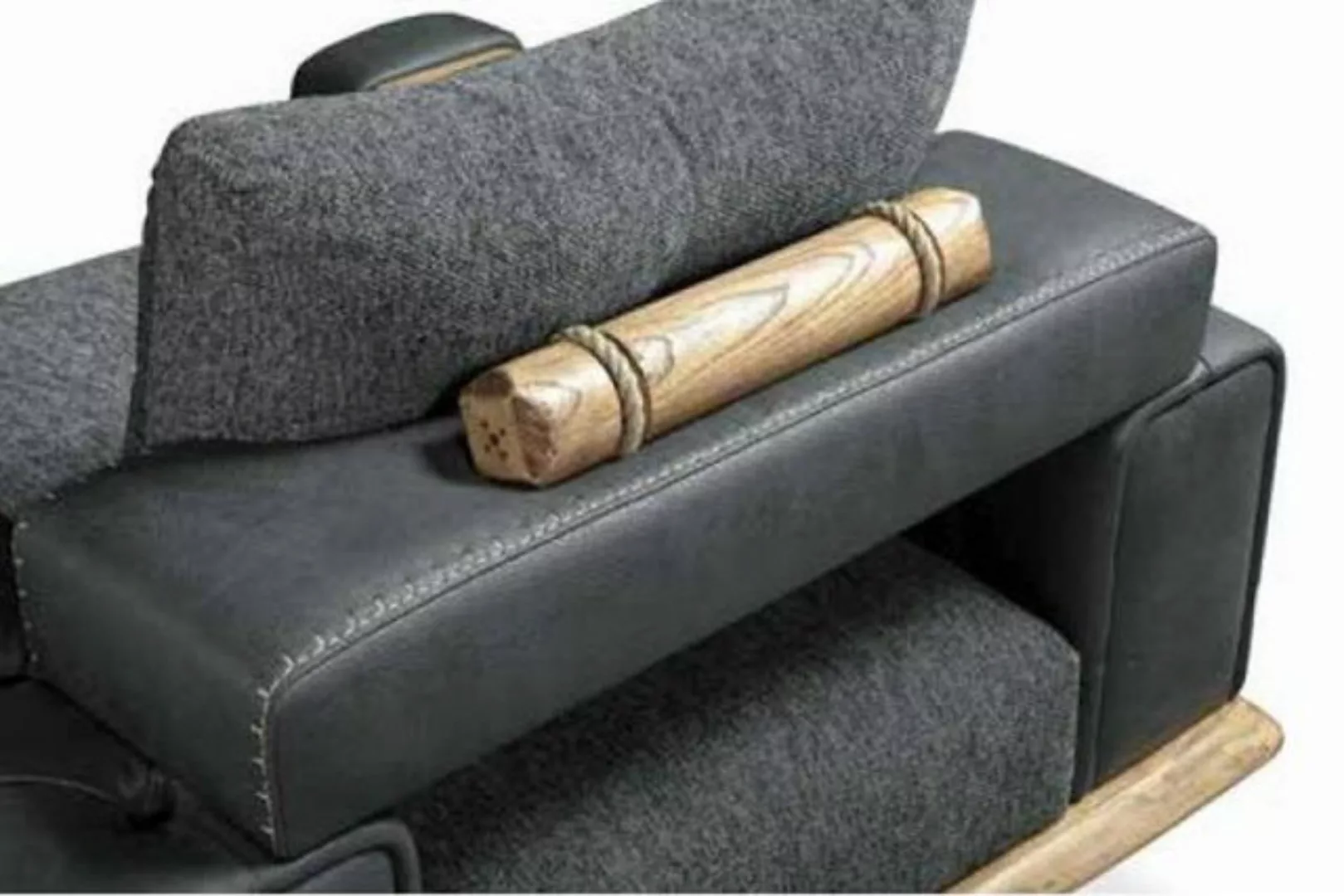 JVmoebel Sofa, Chesterfield Graue Loft Möbel Sofagarnitur Couch Sofa Set St günstig online kaufen