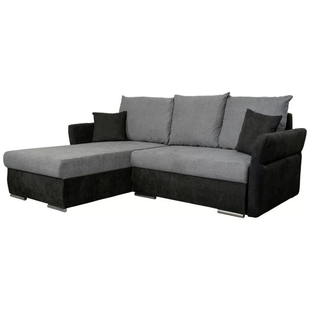 Schlafsofa Lozan schwarz B/H/T/L: ca. 230x49x86x84 cm günstig online kaufen