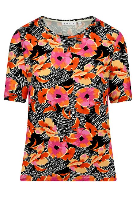 BICALLA T-Shirt Shirt FlowerAnimal - 20/black-red (1-tlg) günstig online kaufen