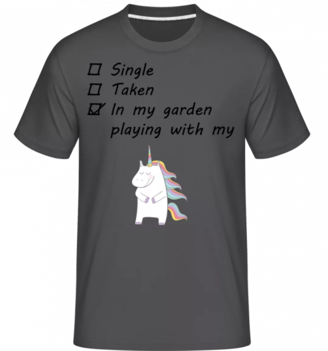 Playing With My Unicorn · Shirtinator Männer T-Shirt günstig online kaufen