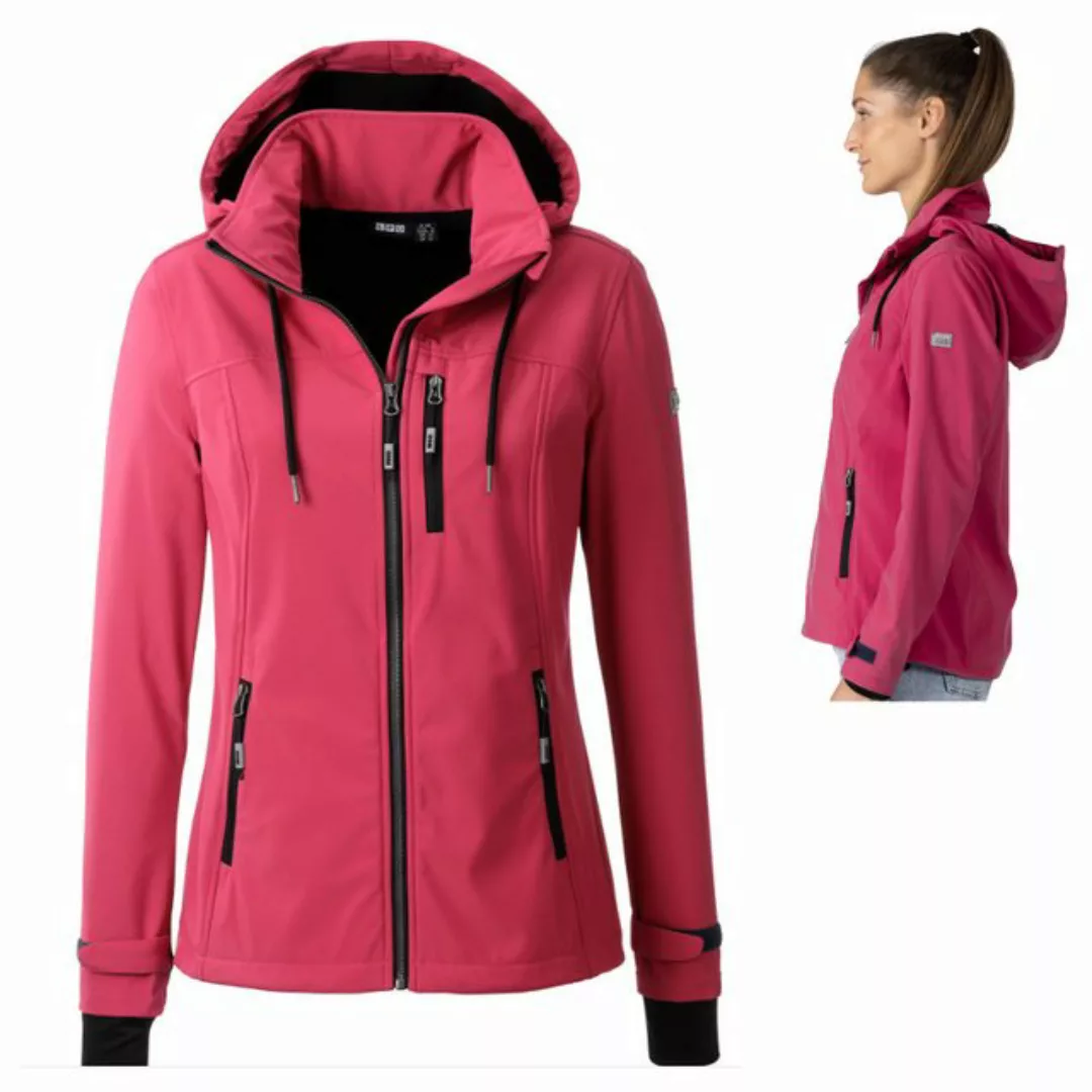 DEPROC Active Softshelljacke DECORAH PEAK V WOMEN mit abnehmbarer Kapuze günstig online kaufen