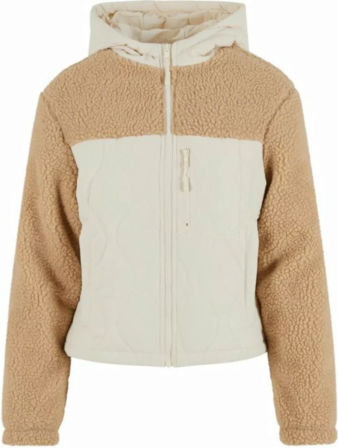 URBAN CLASSICS Kurzjacke Ladies Sherpa Crinkle Nylon Mix Jacket günstig online kaufen