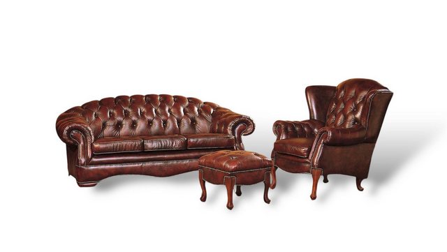 Salottini Polstergarnitur Chesterfield Premier Deluxe Sofagarnitur 3/1/Otto günstig online kaufen