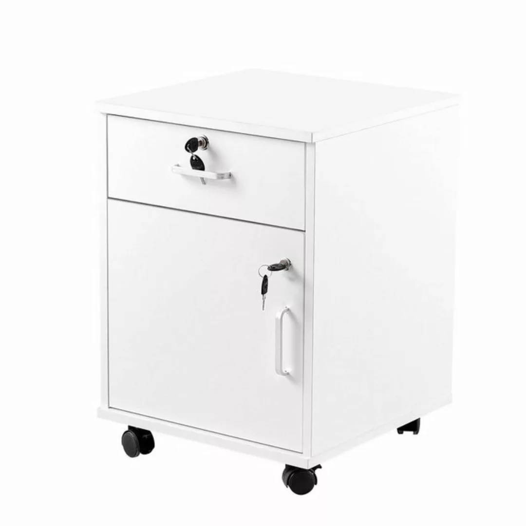 CLIPOP Aktenschrank Rollcontainer Schrank (1er Set) Abschließbar mit 1 Schu günstig online kaufen