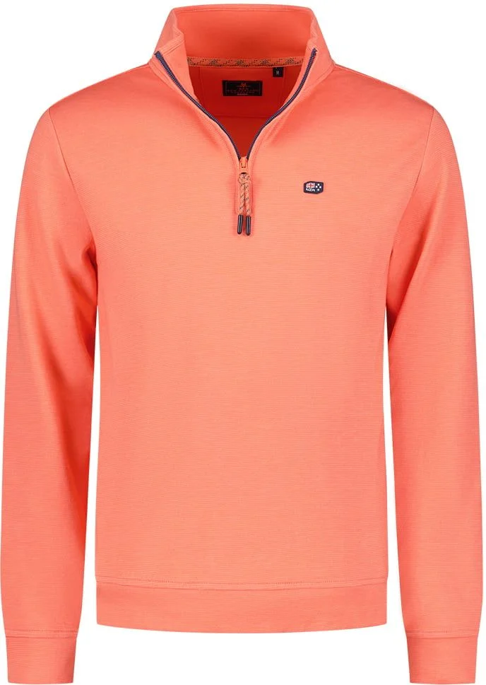 NZA Half Zip Pullover Mirror Tarn Orange - Größe 3XL günstig online kaufen