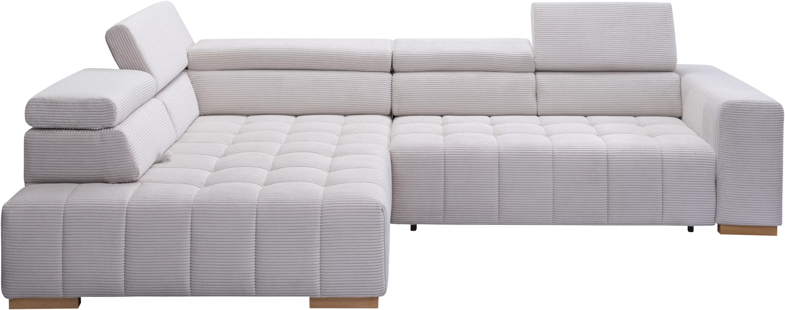 exxpo - sofa fashion Ecksofa »Elianos, hoher Sitzkomfort, aufwendige Kreuzs günstig online kaufen