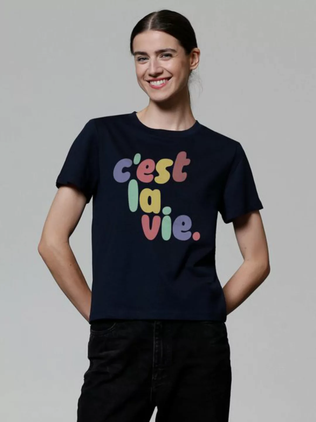 wat? Apparel T-Shirt c'est la vie günstig online kaufen