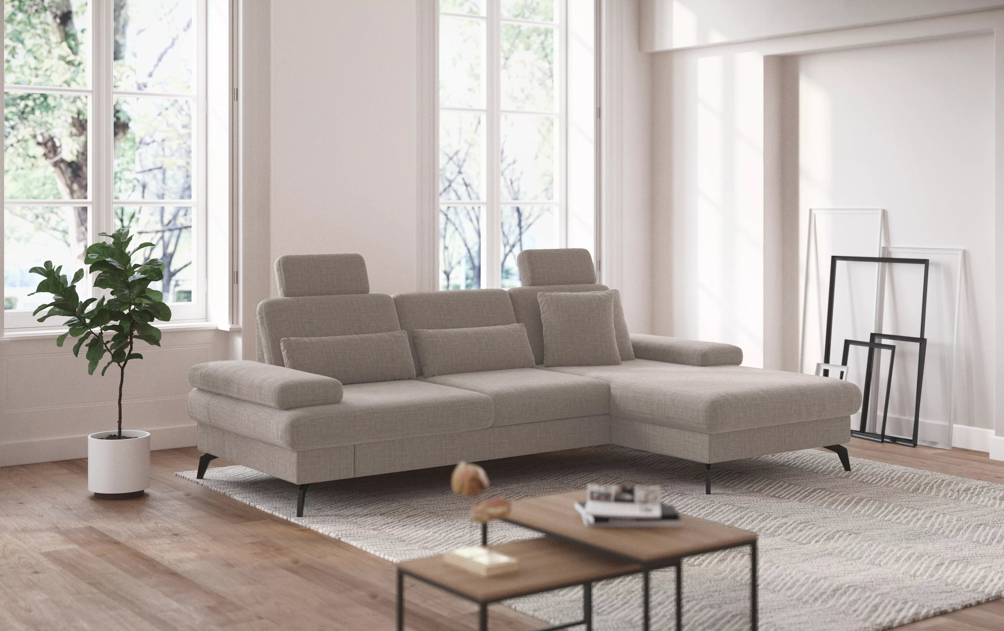 sit&more Ecksofa »Morris L-Form, inkl. Sitztiefenverstellung«, wahlweise mi günstig online kaufen