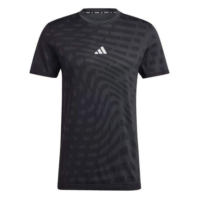 adidas Performance T-Shirt GYM+ SEAML TEE BLACK/GRESIX günstig online kaufen