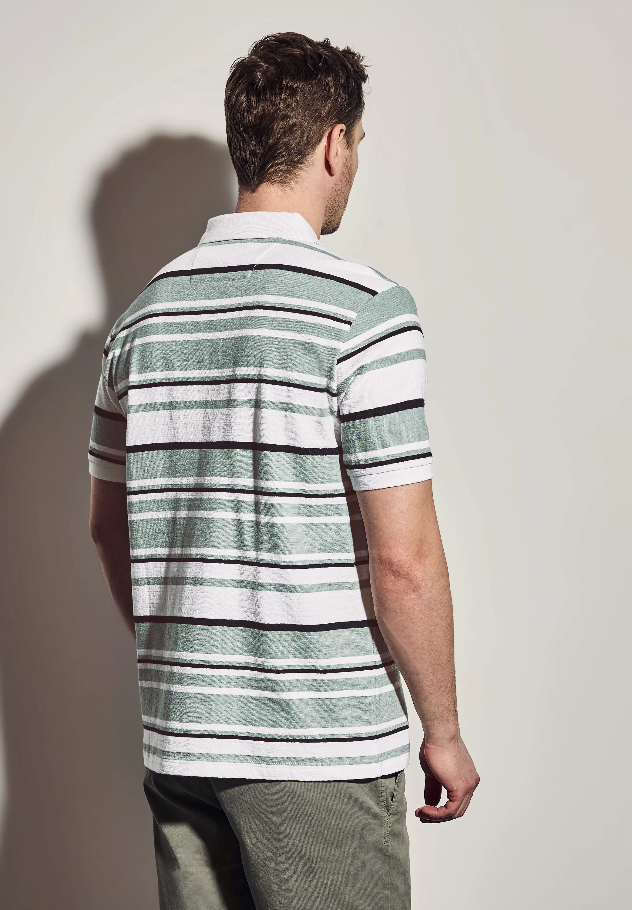 STREET ONE MEN Poloshirt, aus reiner Baumwolle günstig online kaufen