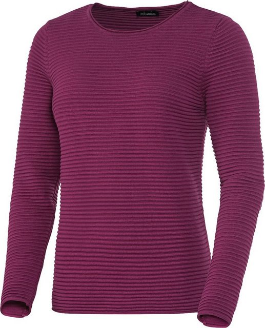 Emilia Parker Strickpullover mit Relief-Struktur und aus reiner Baumwolle günstig online kaufen