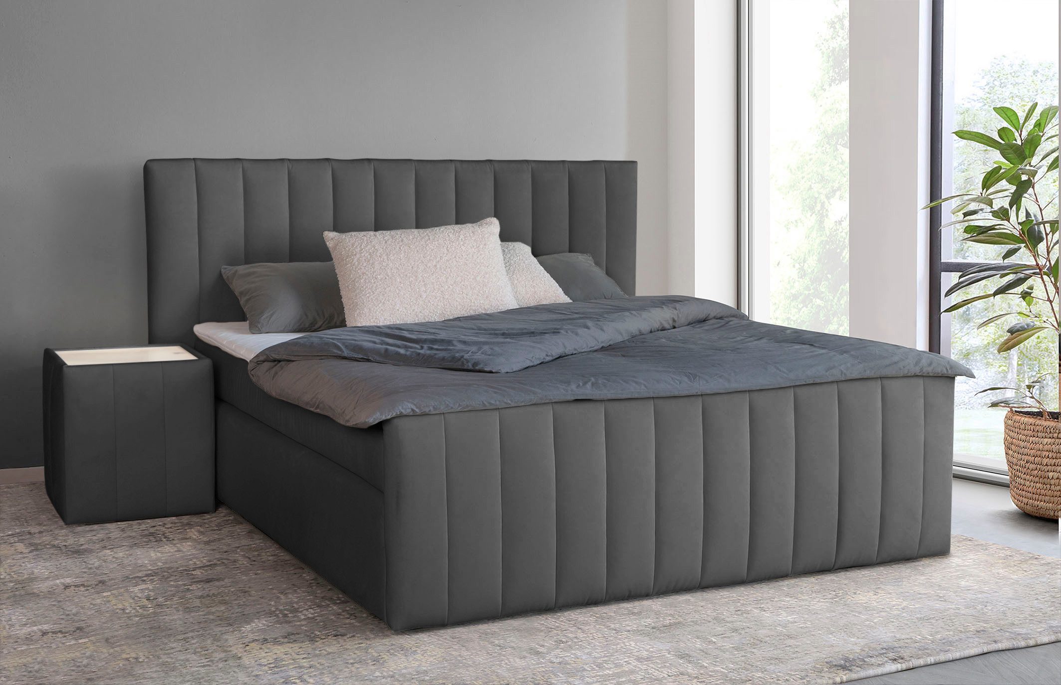 COLLECTION AB Boxspringbett "Ninoni", inkl. Bettkasten, Topper und wahlweis günstig online kaufen